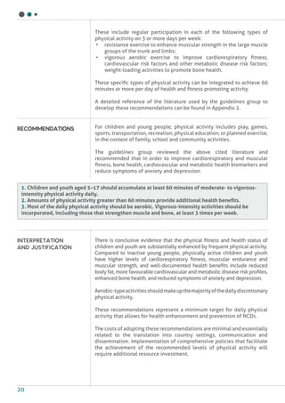 101 global recommendations on physical activity for health | PDF