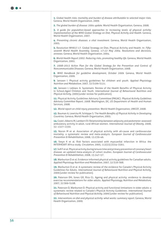 101 global recommendations on physical activity for health | PDF