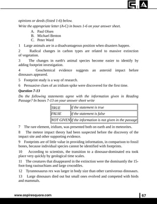 Ielts Module Paper 101 IELTS Reading Past Papers — 34 Complete Academic Reading Tests ...