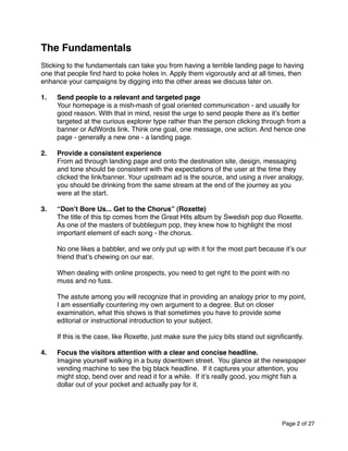 101 Landing Page Optimization Tips | PDF