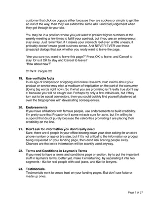 101 Landing Page Optimization Tips | PDF