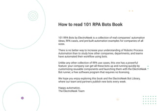 101 rpa-bots-by-electro neek | PDF