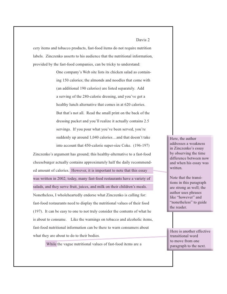 Essay on obesity