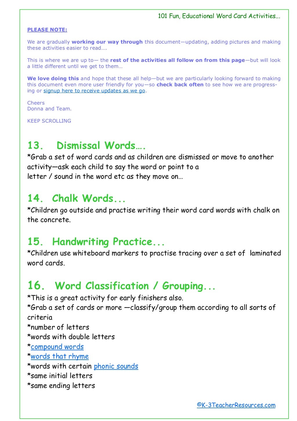 101 waystousewordcards