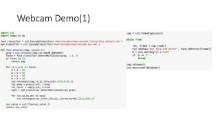 Webcam Demo(1)
 