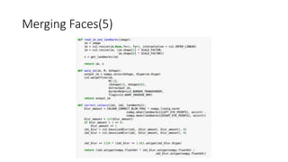 Merging	Faces(5)
 