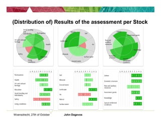 Woensdrecht, 27th of October John Dagevos
(Distribution of) Results of the assessment per Stock
 