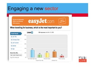 Engaging a new sector
 