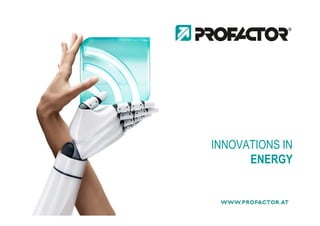 INNOVATIONS IN
ENERGY
 