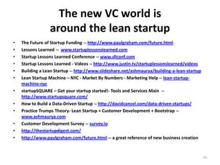 Customer DiscoveryExisting MarketRe-segmented MarketLow CostNiche MarketNew Market22