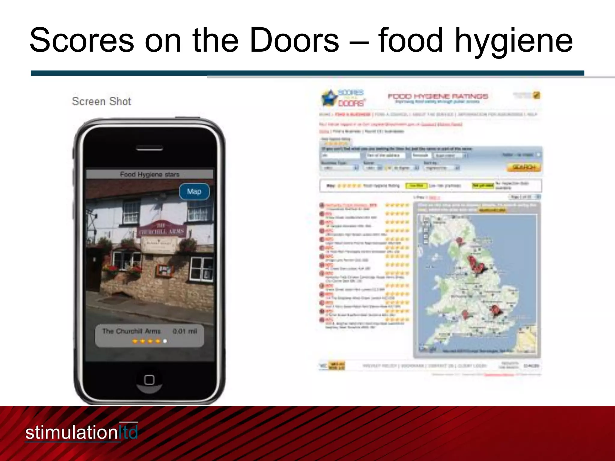 Scores on the Doors – food hygiene
 