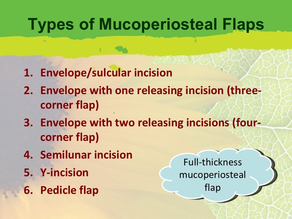 Flap Design for Minor Oral Surgery