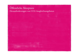 Wir haben verstanden! Ganz einfach kompensierenÖffentliche Akzeptanz
Herausforderungen von CO2-Ausgleichsangeboten
ARKTIK © 2010, Alle Rechte vorbehalten 22.-23.10.2010 10/24
 