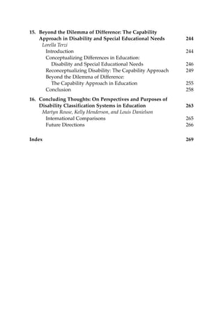 Disability Classification In Education Issues And Perspectives Lani ...