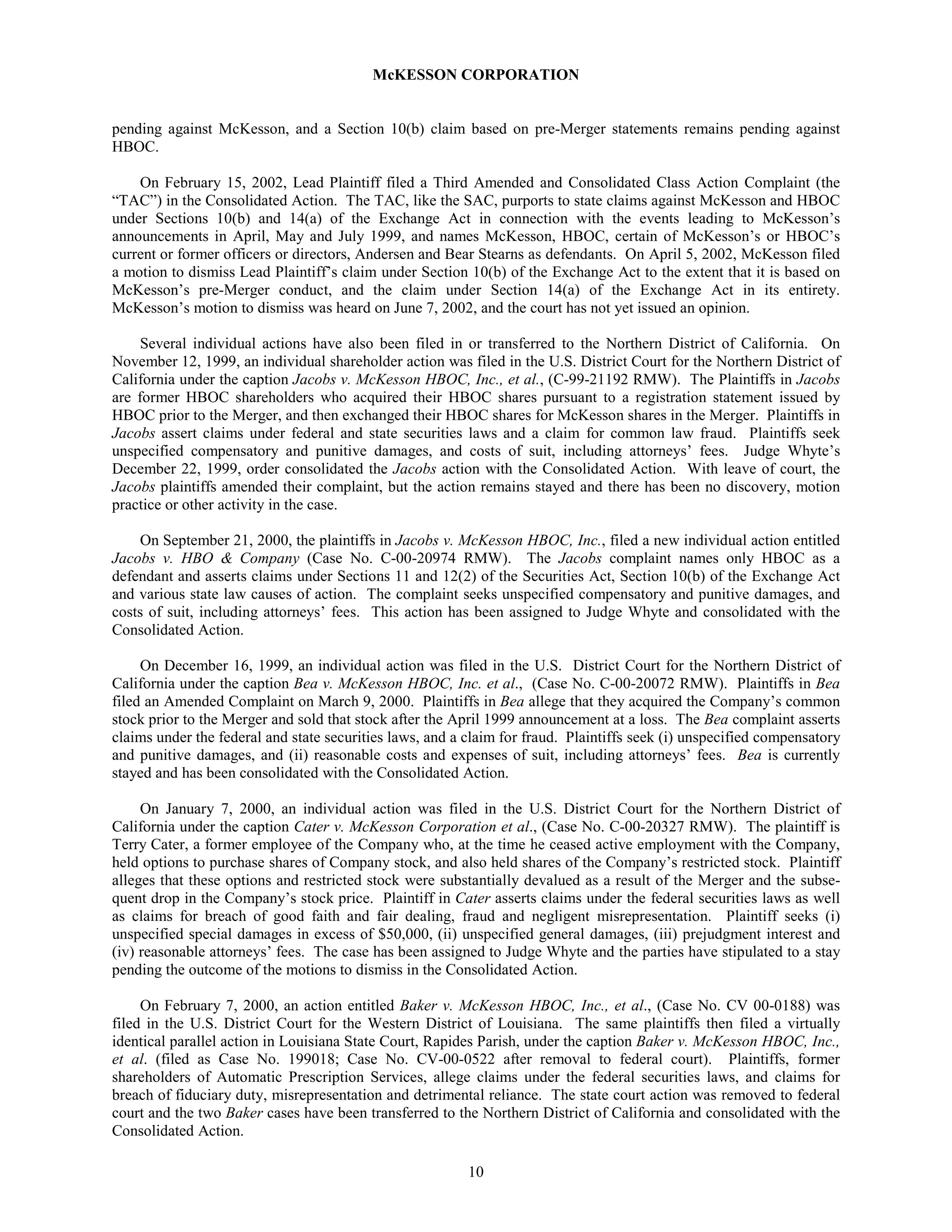 Annual Report as Filed on Form 10-K - 750k 2002