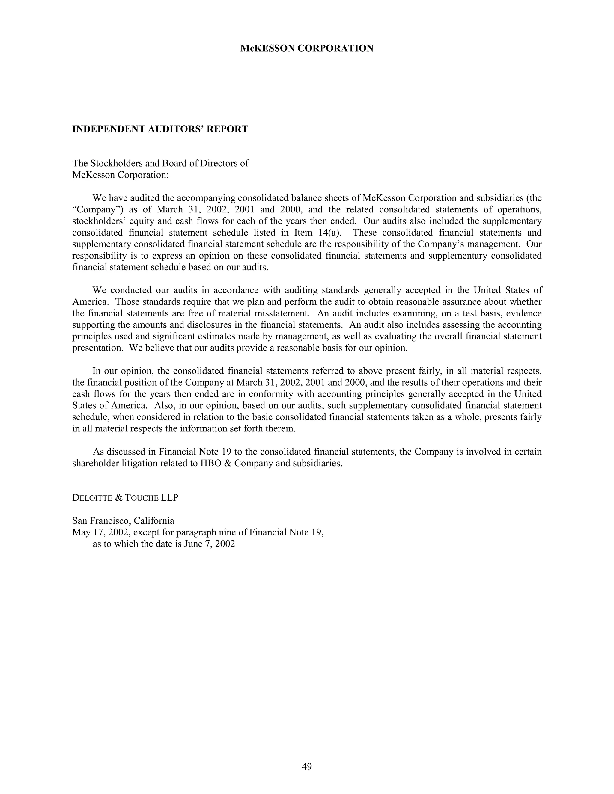 Annual Report as Filed on Form 10-K - 750k 2002