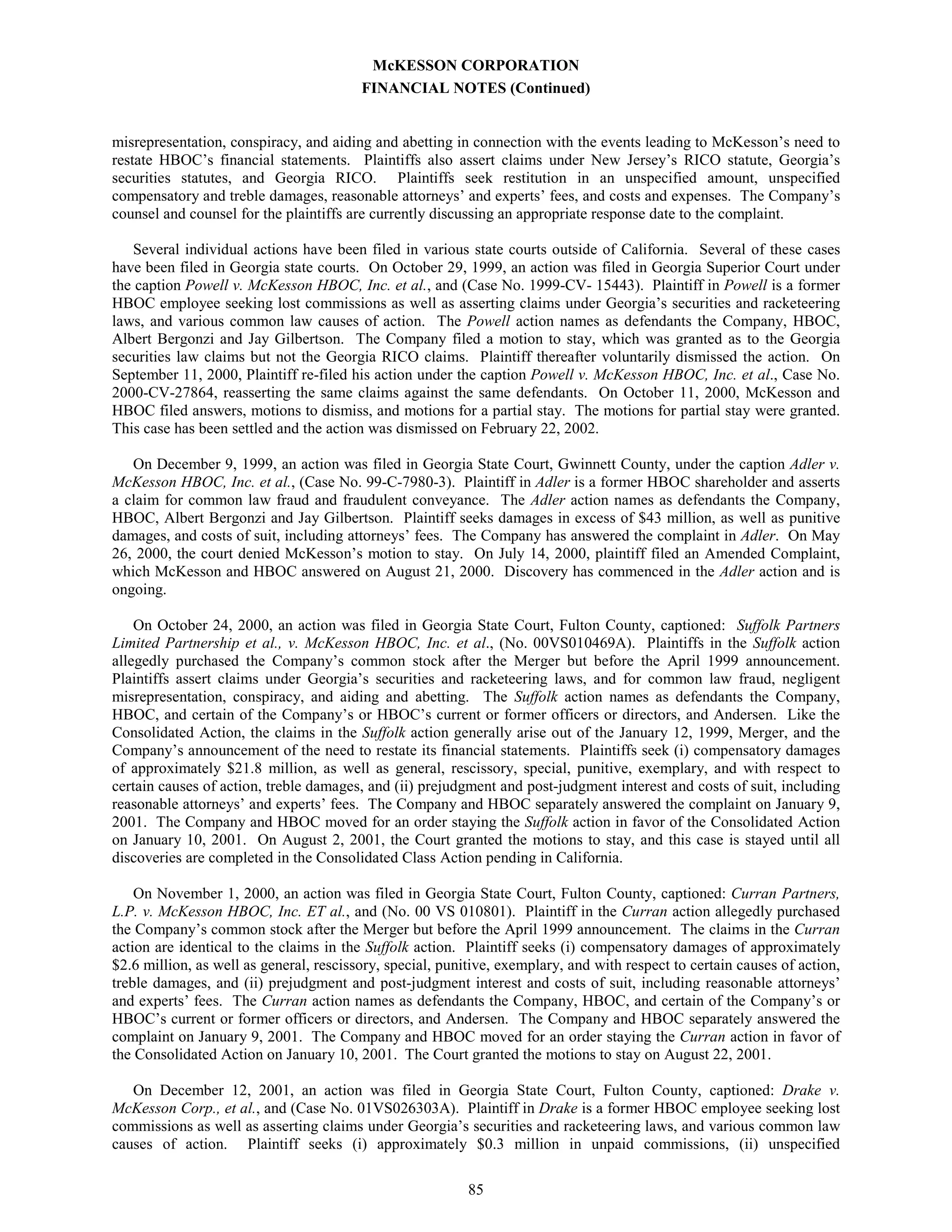 Annual Report as Filed on Form 10-K - 750k 2002