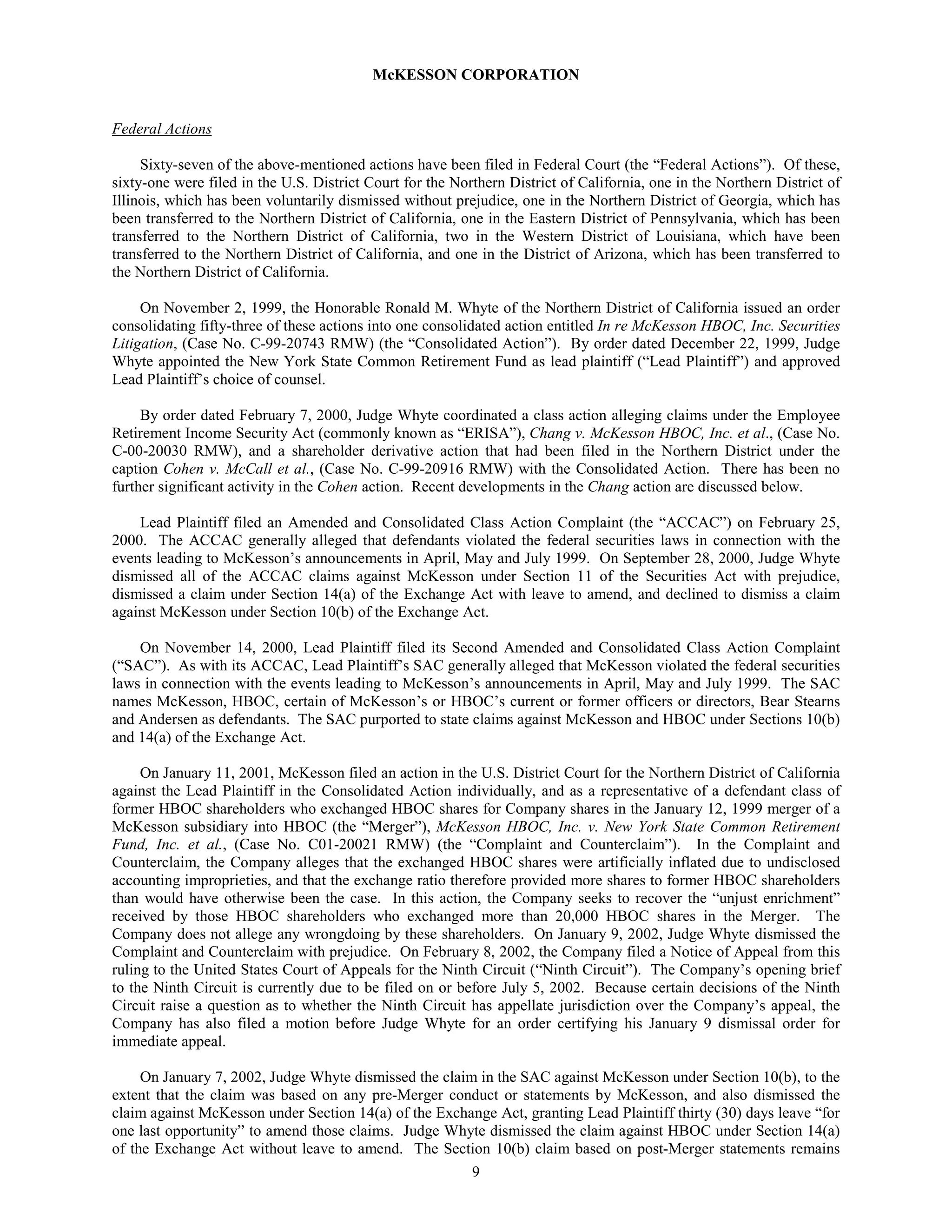 Annual Report as Filed on Form 10-K - 750k 2002