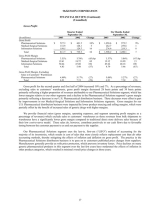 Mekesson Quarterly Reports 2004 2nd  