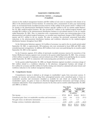 Mekesson Quarterly Reports 2002  2nd