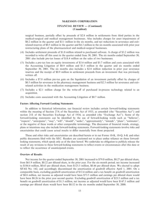 Mekesson Quarterly Reports 2002  2nd