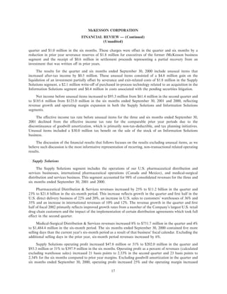 Mekesson Quarterly Reports 2002  2nd