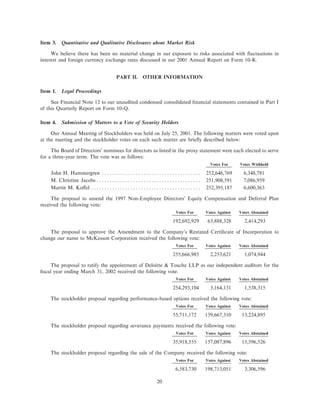 Mekesson Quarterly Reports 2002  2nd