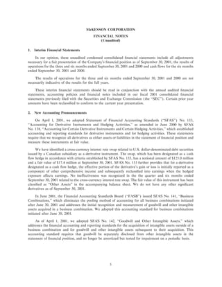 Mekesson Quarterly Reports 2002  2nd