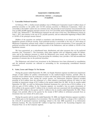 Mekesson Quarterly Reports 2002  2nd