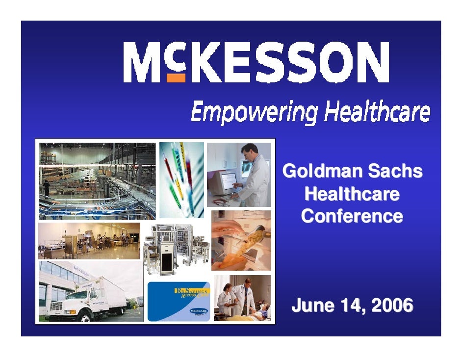 Goldman Sachs Healthcare Conference Presentation