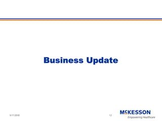 	 Baird Conference Presentation