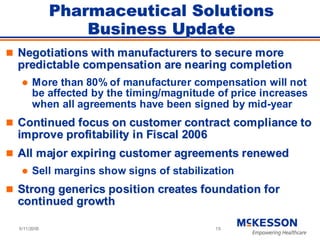 	 Baird Conference Presentation