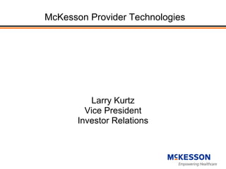 HIMSS Investor Briefing