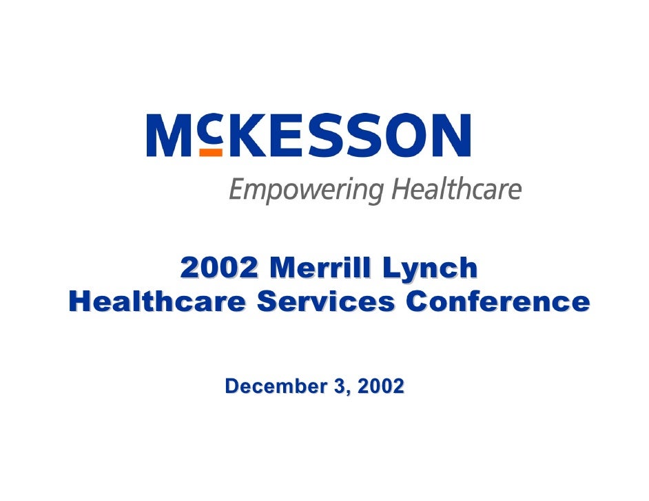 Merrill lynch healthcare deals