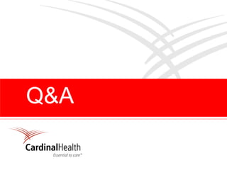 cardinal health 2008 Earnings Presentation