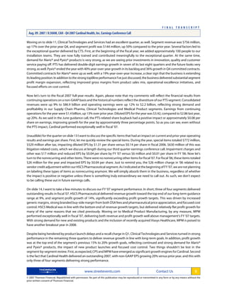 cardinal health Q4 2007 Earnings Transcript