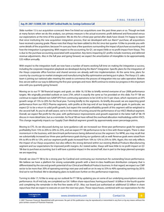 cardinal health Q4 2007 Earnings Transcript