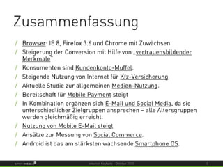 Internet Keyfacts Oktober 2010