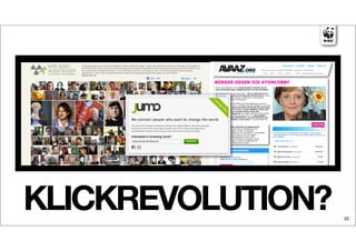 KLICKREVOLUTION?   22
 