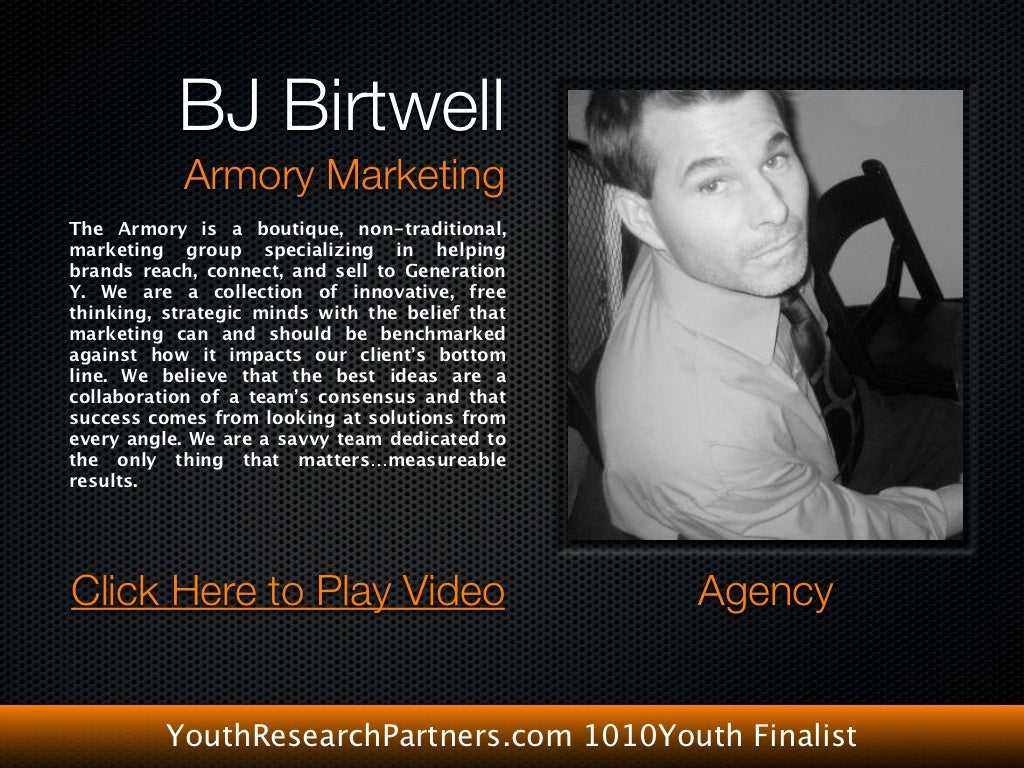 BJ Birtwell Armory Marketing The