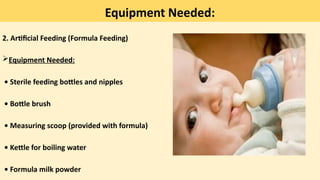 Comprehensive Guide to Infant Feeding and Care Techniques | PPTX