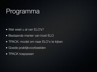 101102 (wr) v1 effectief benutten elo clu