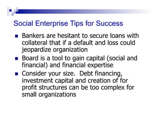 Hesitant Finance Social Entrepreneurship: Amos House WORKS | PDF