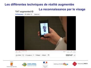 L es différentes techniques de réalité augmentée La reconnaissance par le visage 