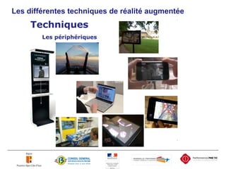L es différentes techniques de réalité augmentée 