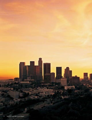 12 Goldman Sachs 2007 Annual Report
 