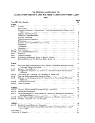 goldman sachs 2007 Form 10-K | PDF