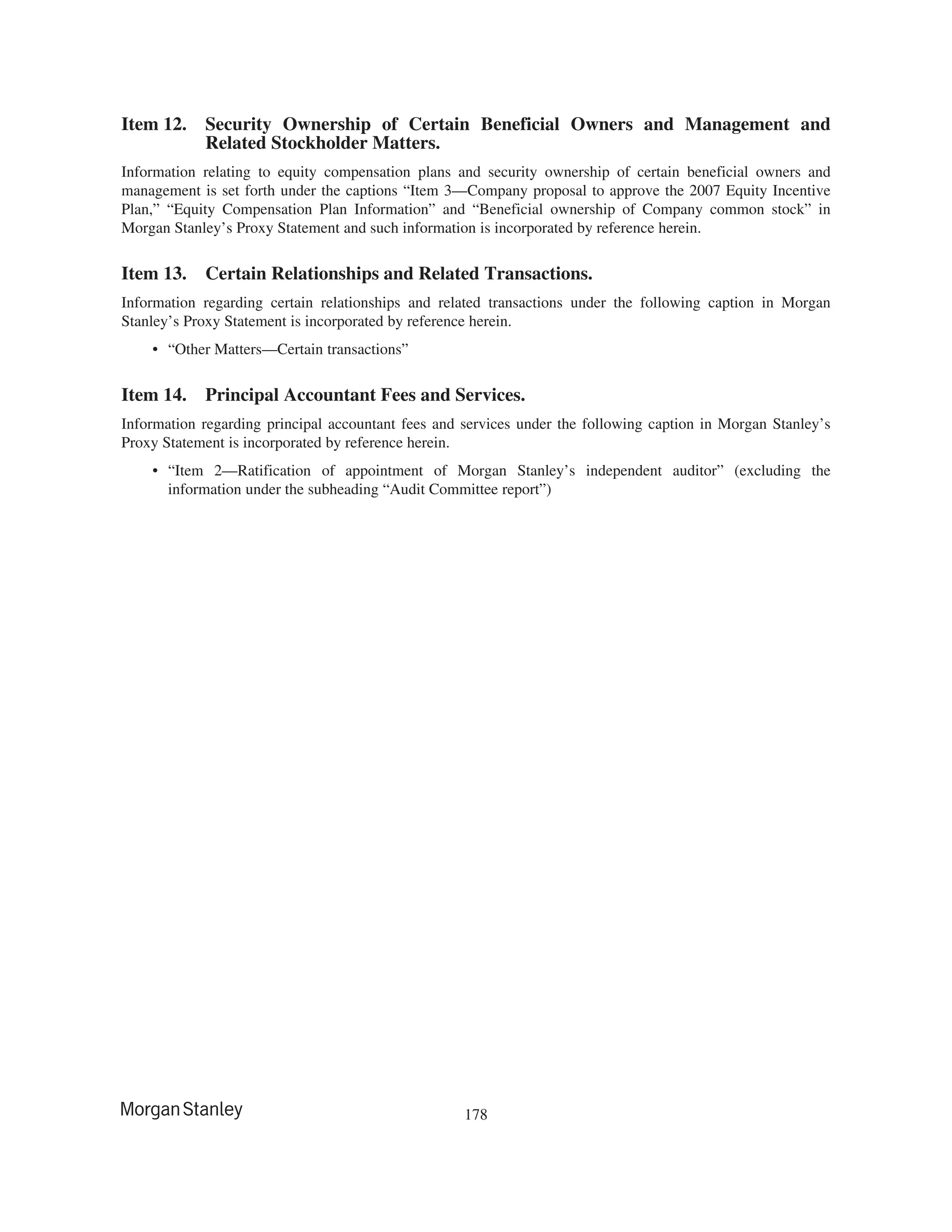 morgan stanley 10-K Disclosure