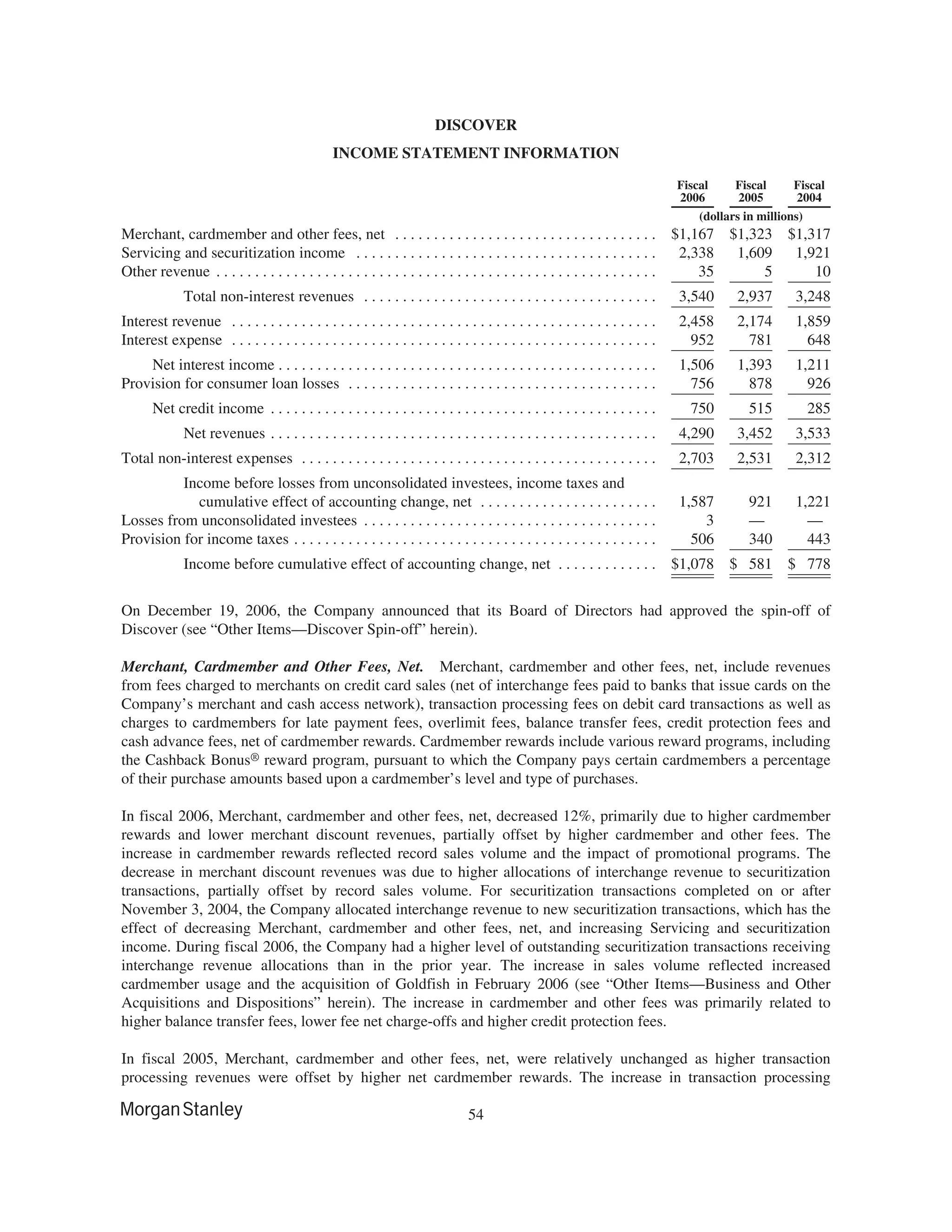 morgan stanley 10-K Disclosure