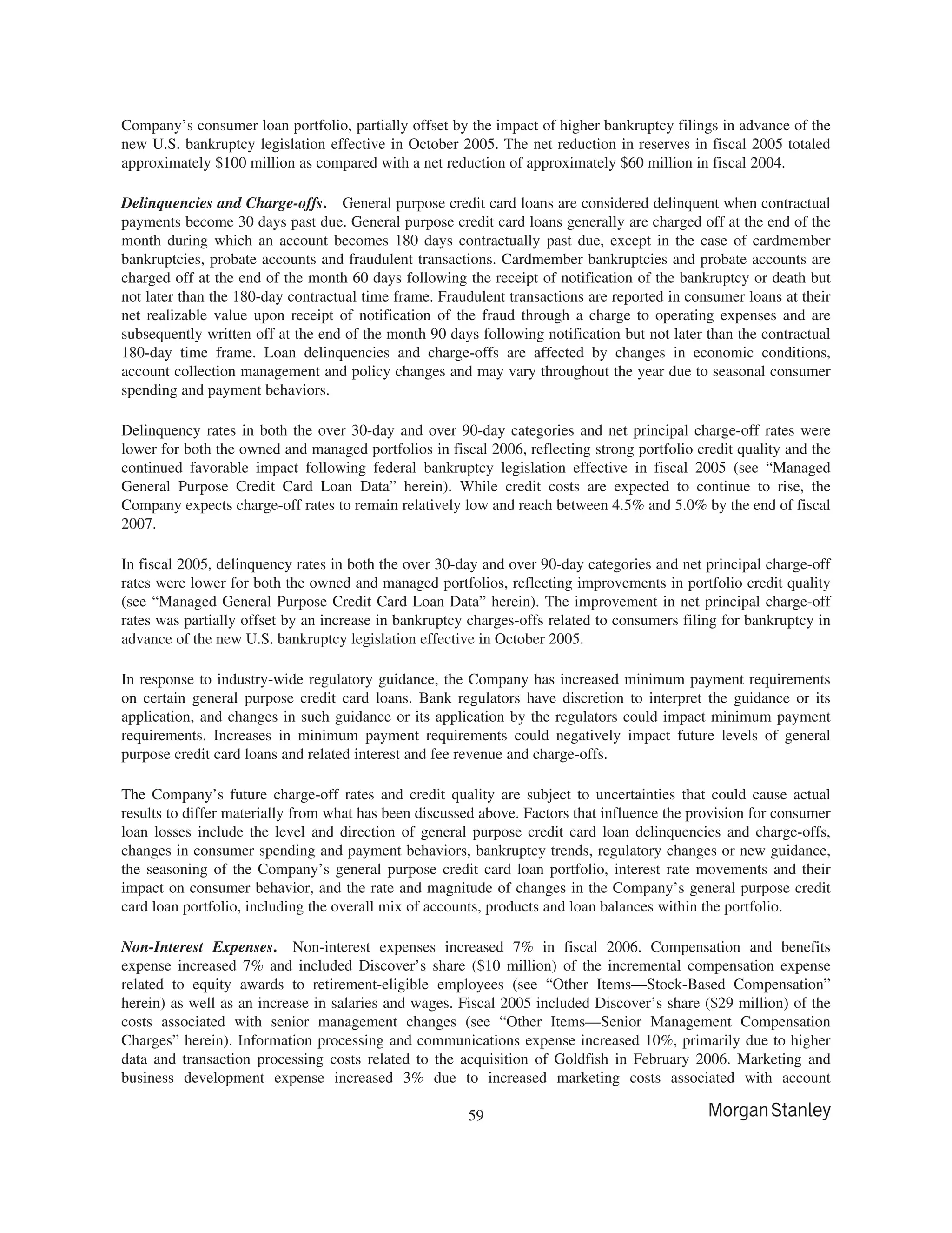 morgan stanley 10-K Disclosure